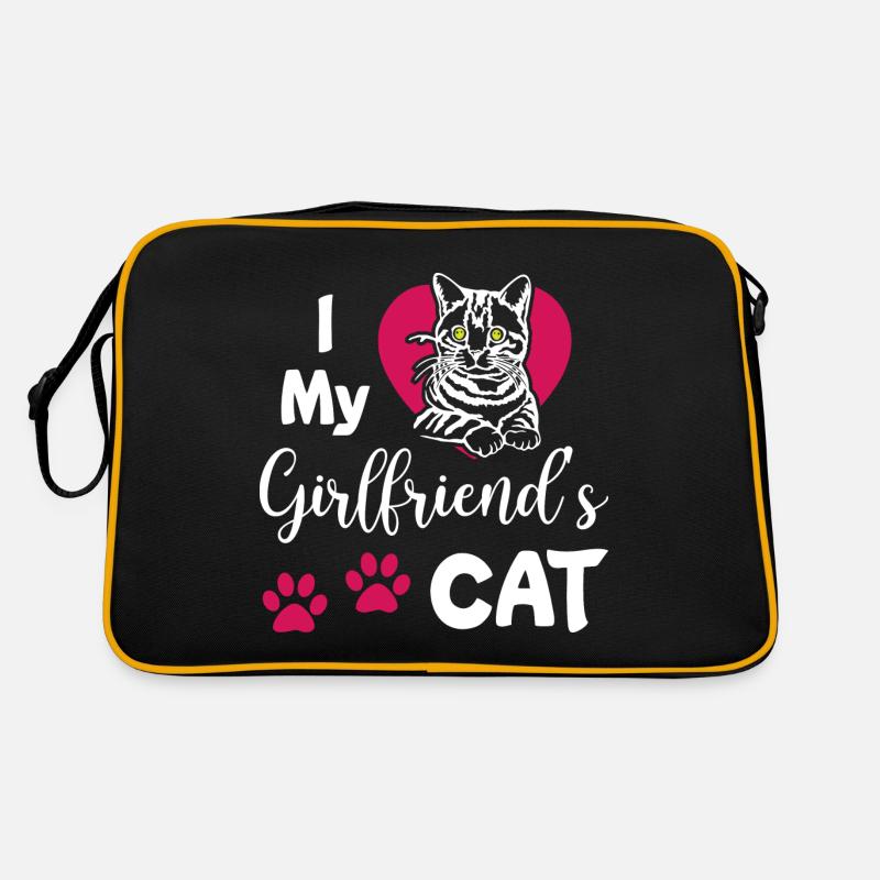 J’aime le chat de mes copines Sac Retro