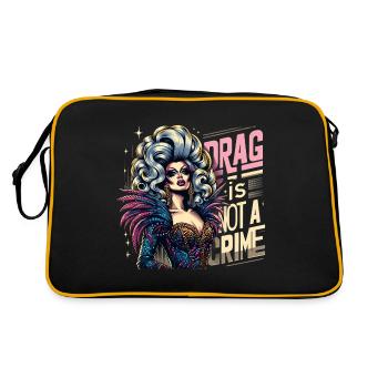 Inspiré exclusif de la culture drag et de la drag queen - Sac Retro - noir/or - Dos