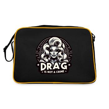 Inspiré exclusif de la culture drag et de la drag queen - Sac Retro - noir/or - Dos