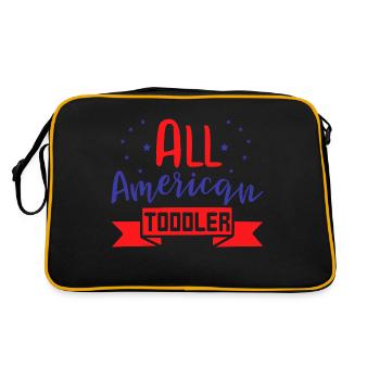 All American Toddler - Retro Bag - black/gold - Back