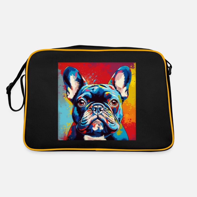 Bouledogue français Pop Art Sac Retro