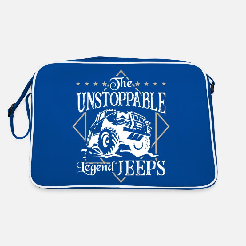 The Unstoppable Legend Jeeps Retro Tasche