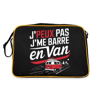 j'peux pas j'ai Van - Sac Retro - noir/or - Dos