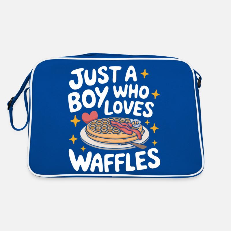 Waffles Breakfast Sweets Retro Bag
