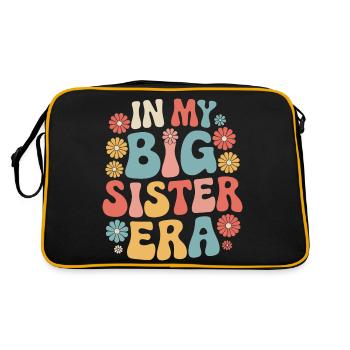 Sœur, Frère ou sœur, Famille - Sac Retro - noir/or - Dos