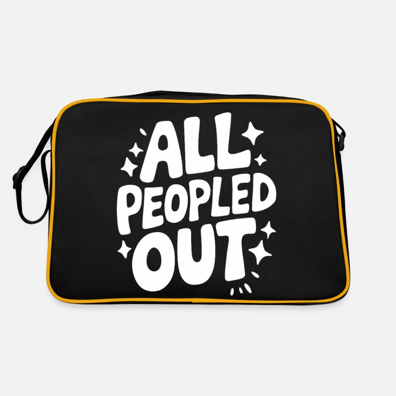 Introvert, antisocial, introvert Retro Bag