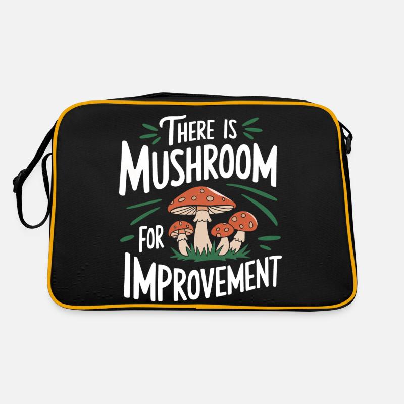Champignons Champignons Champignon Champignon Sac Retro