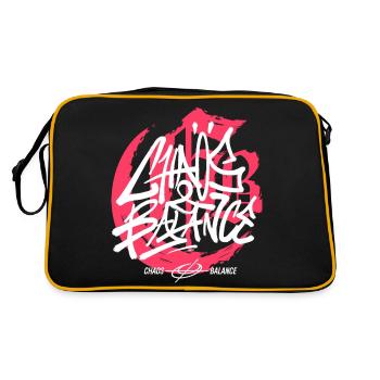 Graffiti urbain streetwear - Sac Retro - noir/or - Dos