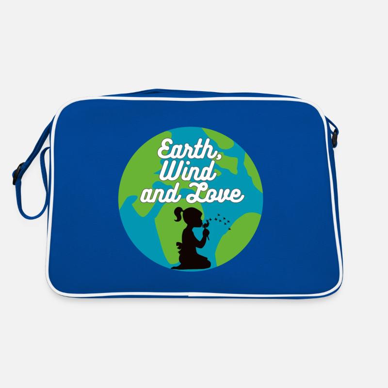 Erde, Wind & Liebe Retro Tasche