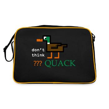 Charlatan de canard - Sac Retro - noir/or - Dos