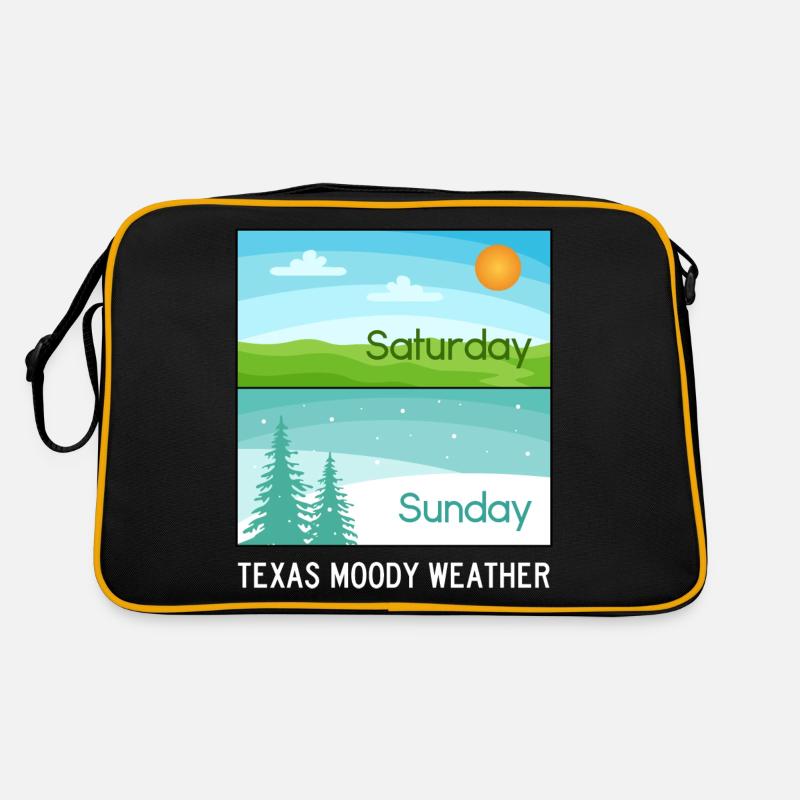 Texas Moody Weather Design for Proud Texans Retro Bag