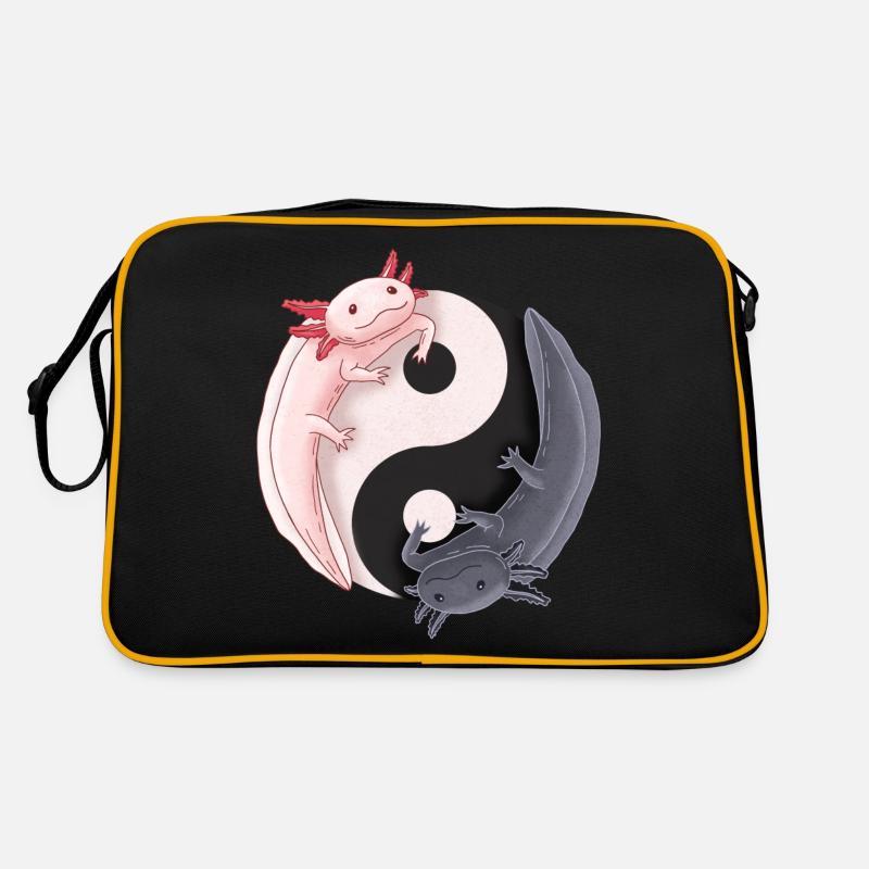 Conception d’axolotl yin yang pour les amateurs d’axolotl Sac Retro