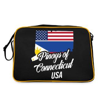 Les Philippins du Connecticut conçoivent pour Proud Fil-Ams - Sac Retro - noir/or - Dos