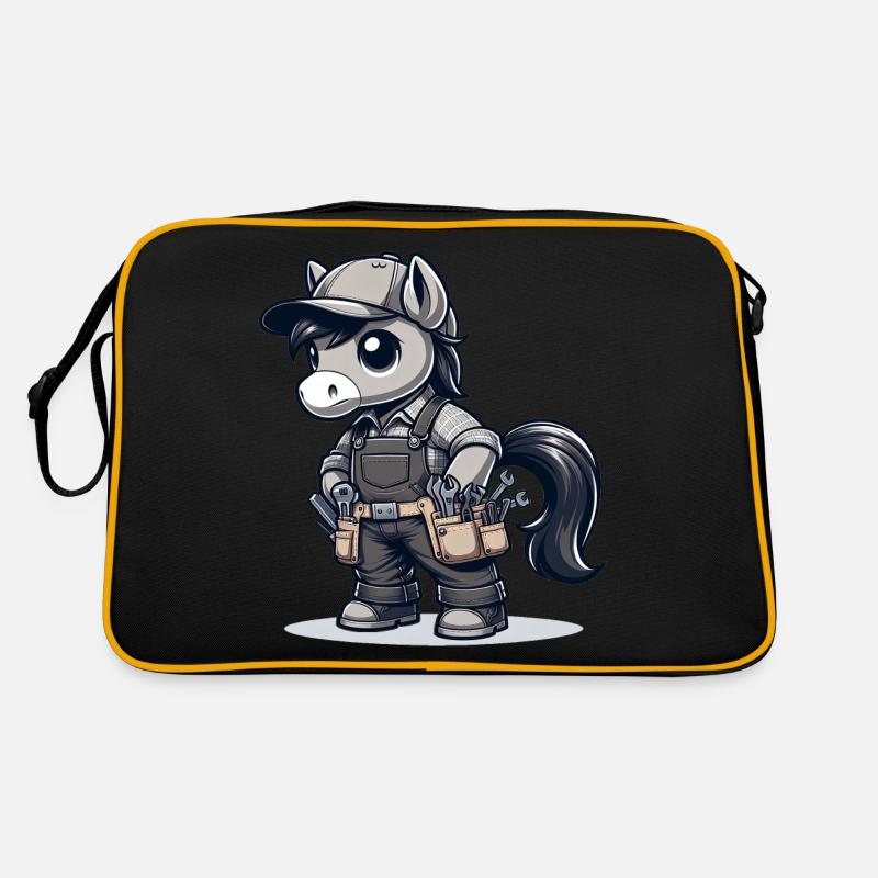 Artisan de cheval mignon Sac Retro