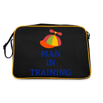 Man In Training AI Bundy Shirt, AI Bundy No Ma Am - Retro Bag - black/gold - Back
