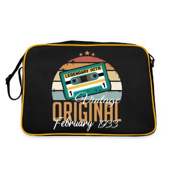 Légendaire depuis février 1933 millésime 1933 - Sac Retro - noir/or - Dos