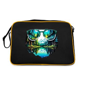 Sunglasses / Reflection / Forest / Reflection - Retro Bag - black/gold - Back