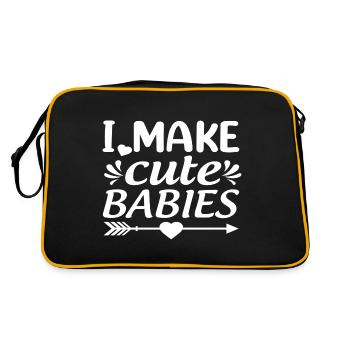 Father's Day dad dad dad dad dad dad dad - Retro Bag - black/gold - Back