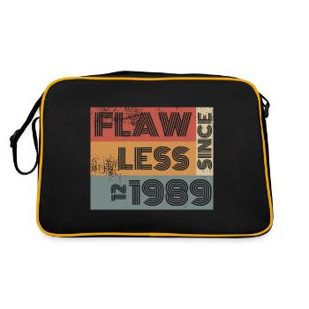 35. Anniversaire Sans défaut depuis 12/1989 - Sac Retro - noir/or - Dos