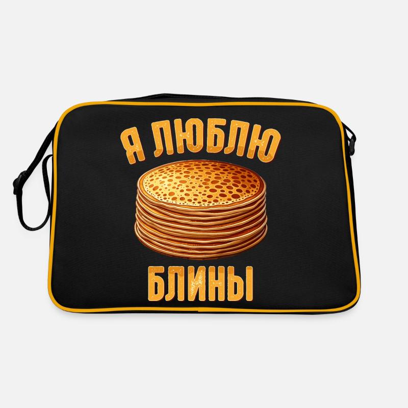 J’adore les blinis crêpes russes russie Sac Retro