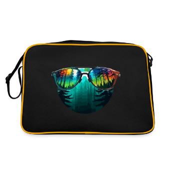 Sunglasses / Reflection / Forest / Reflection - Retro Bag - black/gold - Back