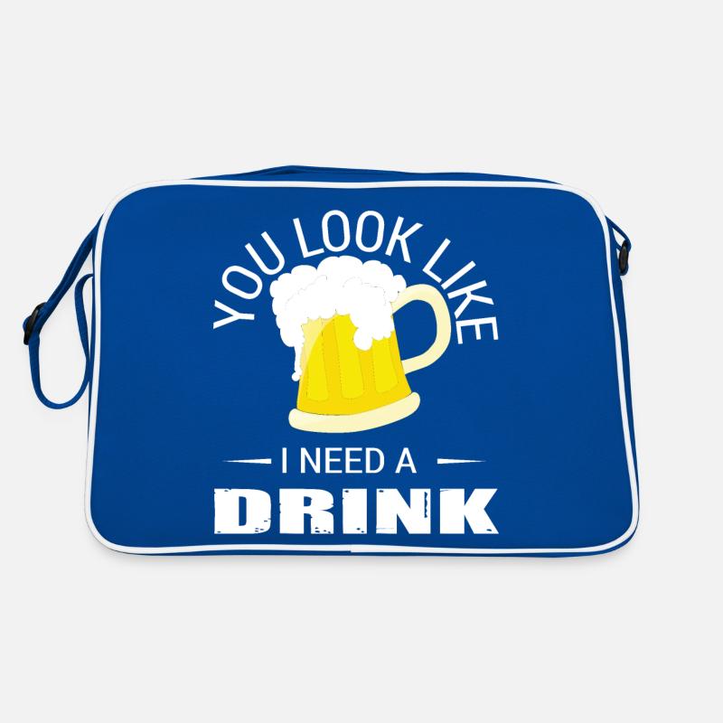 You Look Like I Need a Drink Retro Bag