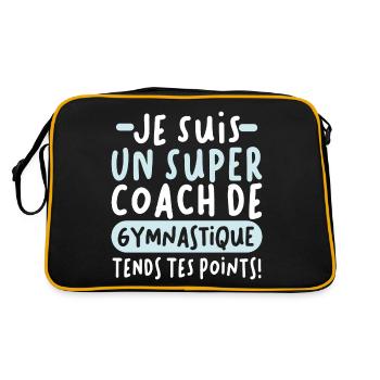 Super Coach De Gymnastique Rythmique Gymnastique - Sac Retro - noir/or - Dos