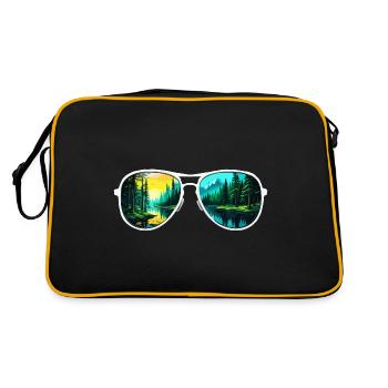 Sunglasses / Reflection / Forest / Reflection - Retro Bag - black/gold - Back