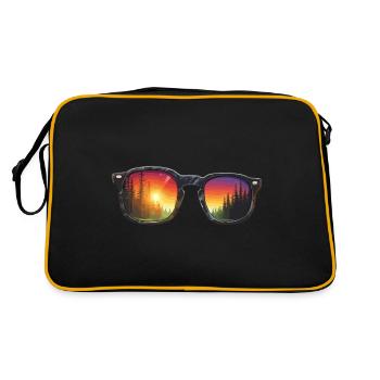 Sunglasses / Reflection / Forest / Reflection - Retro Bag - black/gold - Back