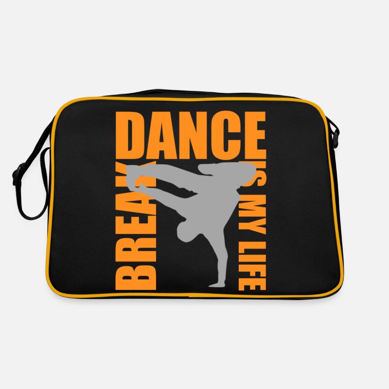 break dance is my life Retro Bag