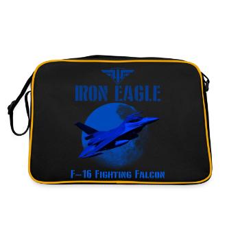 iron eagle - Retro Bag - black/gold - Back