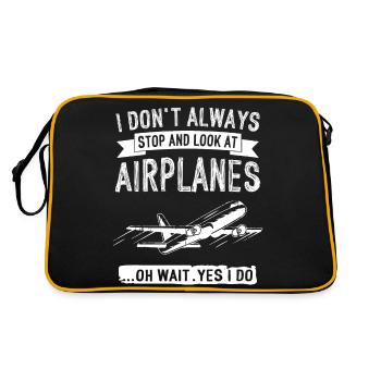 Airplane - Sac Retro - noir/or - Dos