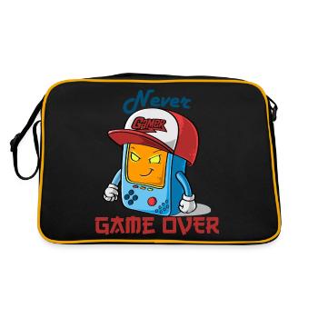 Never Game over - Sac Retro - noir/or - Dos