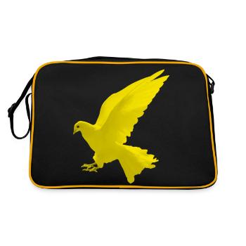 sticker for auto rear window - Retro Bag - black/gold - Back