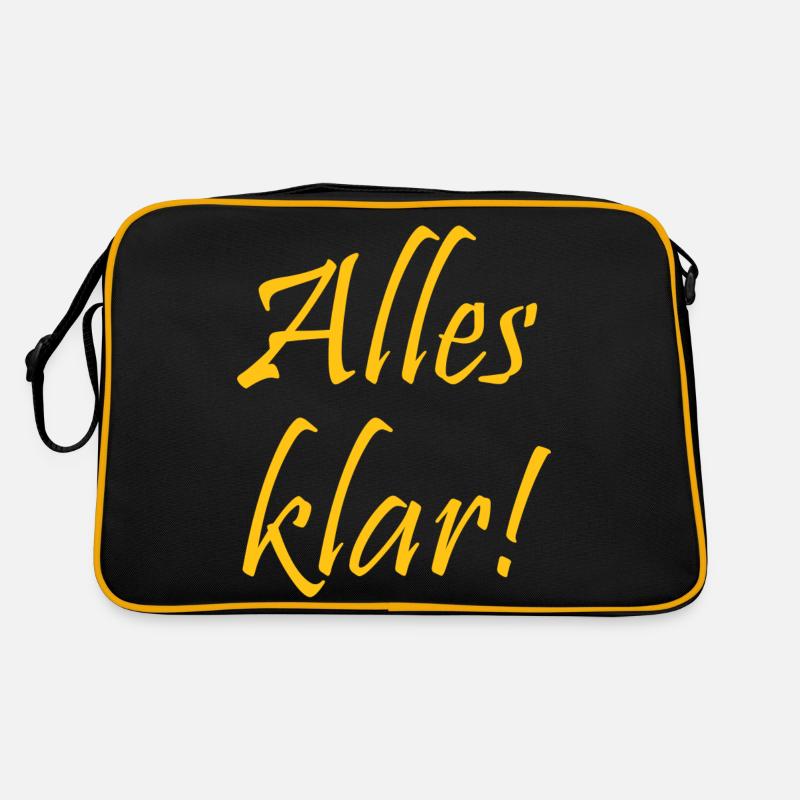 Alles klar Retro Tasche