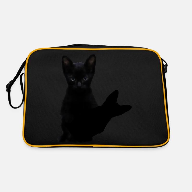Katze Vektor Tier Haustier Kätzchen Abbildung Retro Tasche
