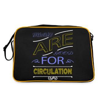 mignon guêpe beauté cadeau cruauté obèse - Sac Retro - noir/or - Dos