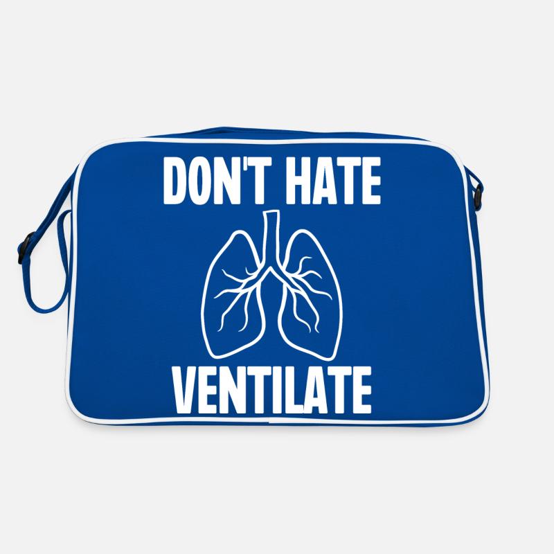 Don't Hate Ventilate Retro Bag
