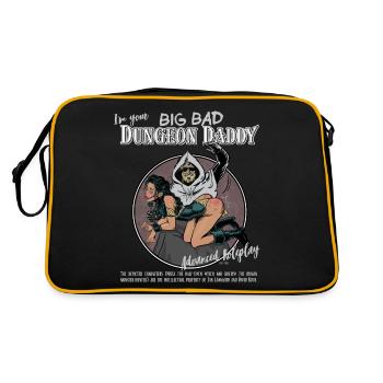 Big Bad Dungeon Daddy - Sac Retro - noir/or - Dos