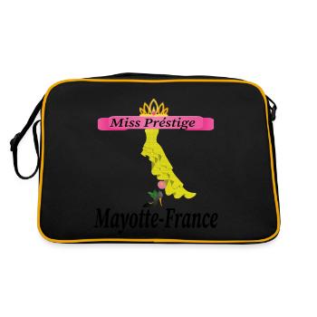 miss prestige France Mayotte - Sac Retro - noir/or - Dos
