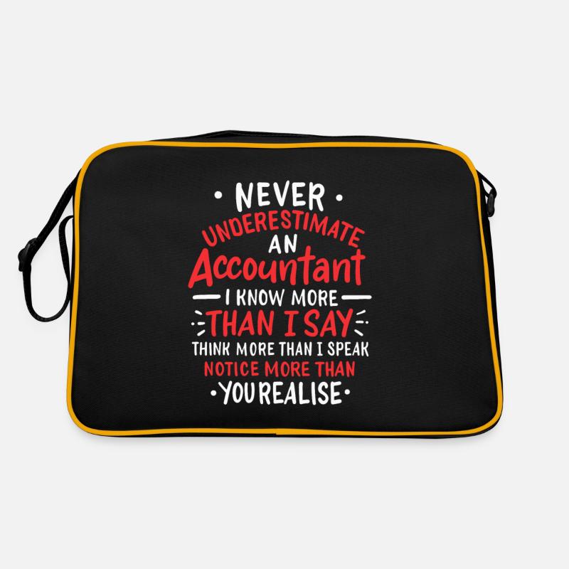 Accounting Underestimated Retro Bag