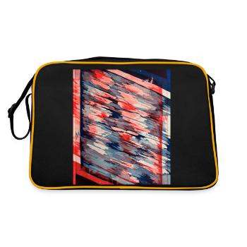 Art abstrait - Sac Retro - noir/or - Dos