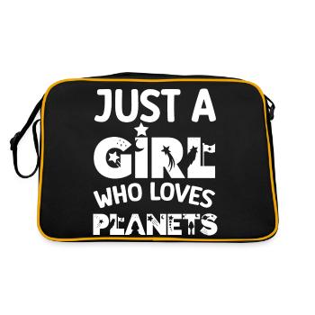 Astronomer original idea for girl who love space - Sac Retro - noir/or - Dos