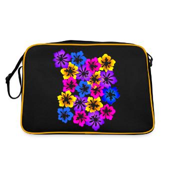 Flower carpet - Retro Bag - black/gold - Back