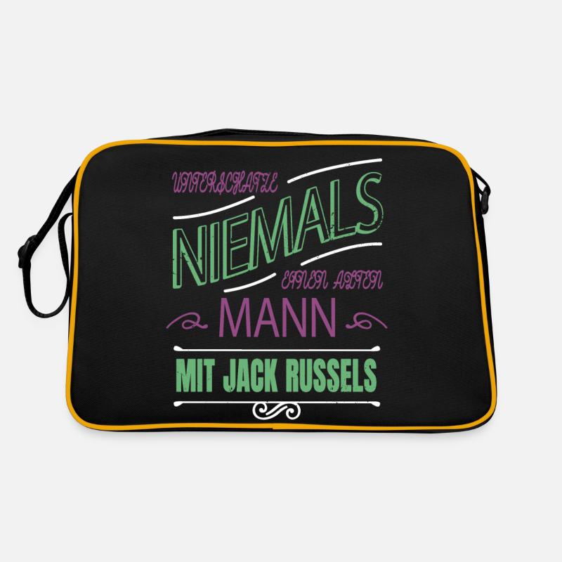geek beste mama statement hund chihuahua windhund Retro Tasche