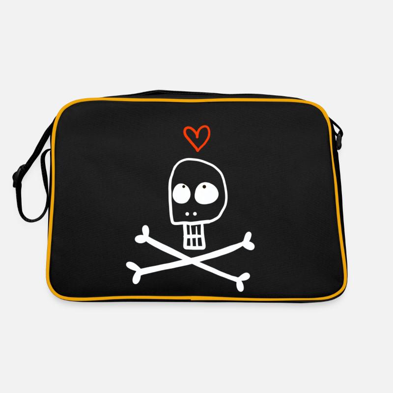 Crâne amoureux Sac Retro