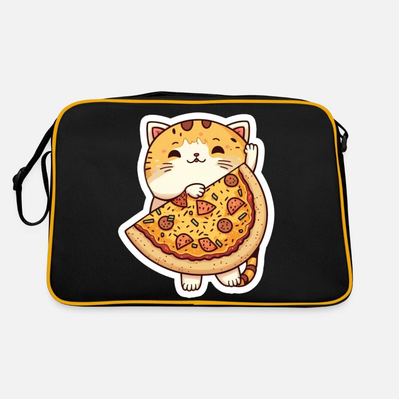 Autocollant mignon chaton chat chat mignon Sac Retro