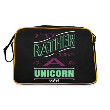 bday anniversaire cadeau idée dabbing licorne cadeau - Sac Retro - noir/or - Dos