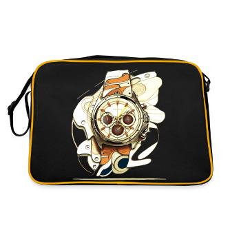 A vintage chronograph is a great timepiece - Retro Bag - black/gold - Back