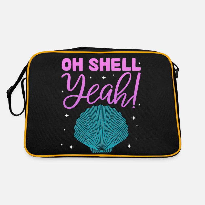 Oh Shell Yeah - Seashell Hunter Sea Shell Hunting Retro Tasche